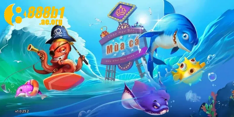 Giao diện chiến đấu sống động của Bắn Cá Đại Dương 888b